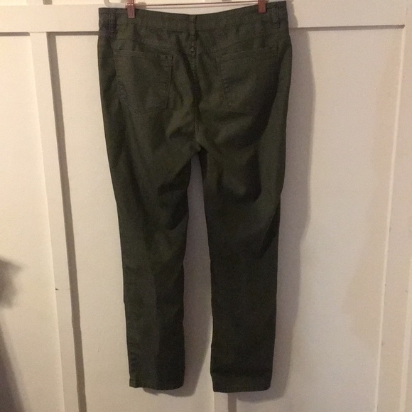 PrAna Kayla Olive Green Pants Sz 12/31 regular inseam - Picture 5 of 6